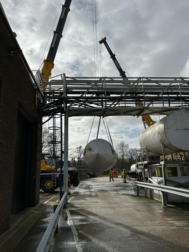 Industrial Tank Installation & Dismantling UK